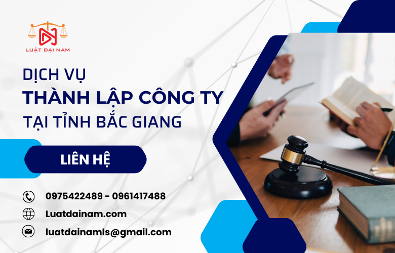 Dịch vụ thành lập công ty tại tỉnh Bắc Giang