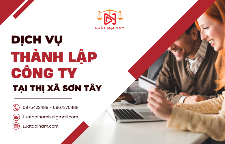 Dịch vụ thành lập công ty tại Thị xã Sơn Tây