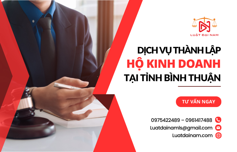 Dịch vụ thành lập hộ kinh doanh tại Tỉnh Bình Thuận