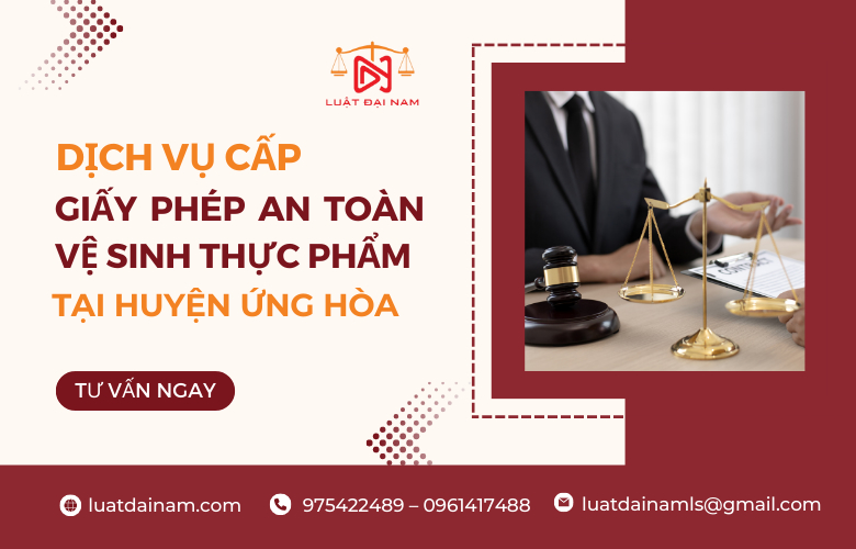 Dịch vụ cấp giấy phép an toàn vệ sinh thực phẩm tại Ứng Hòa