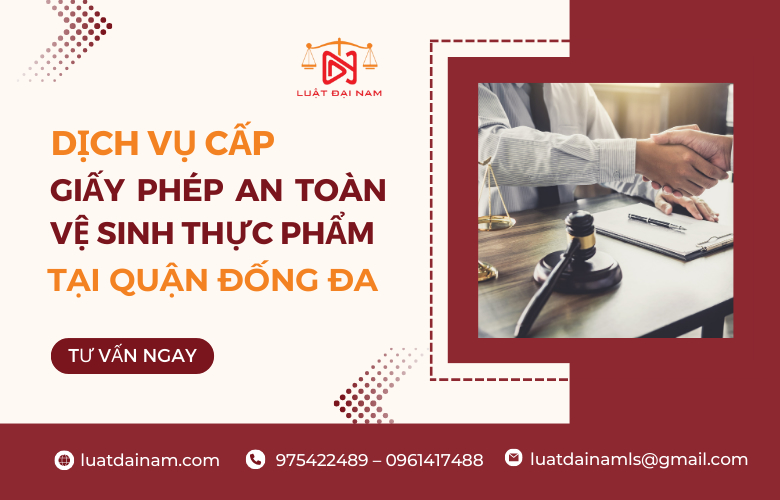 Dịch vụ cấp giấy phép an toàn vệ sinh thực phẩm tại Đống Đa