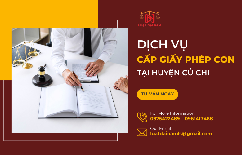 Dịch vụ cấp giấy phép con tại Huyện Củ Chi