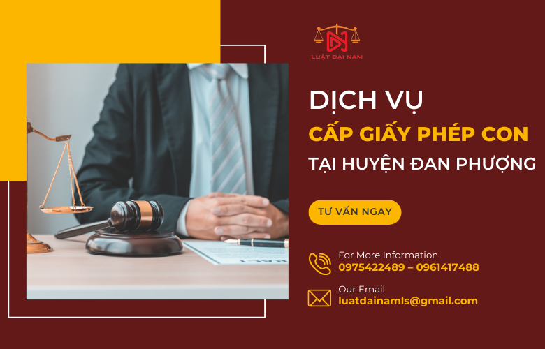 Dịch vụ cấp giấy phép con tại Huyện Đan Phượng