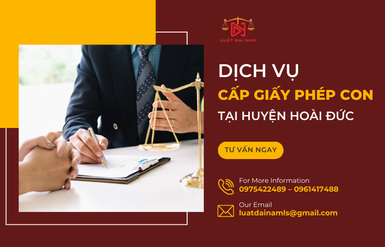 Dịch vụ cấp giấy phép con tại Huyện Hoài Đức