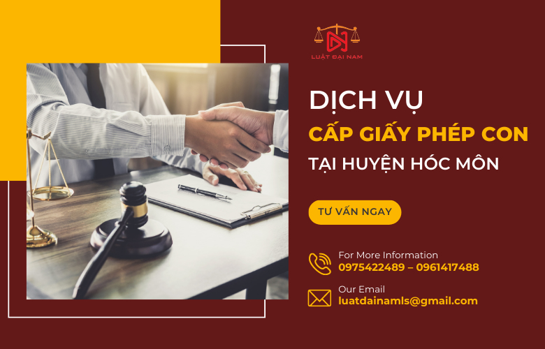 Dịch vụ cấp giấy phép con tại Huyện Hóc Môn