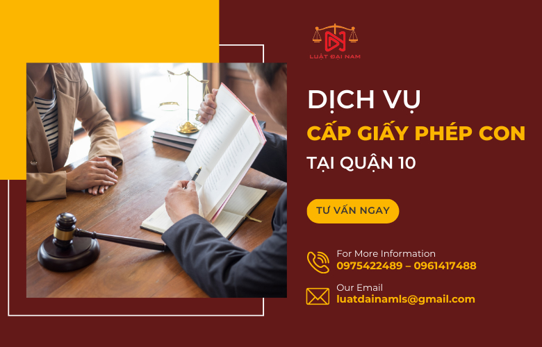 Dịch vụ cấp giấy phép con tại Quận 10