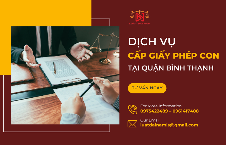 Dịch vụ cấp giấy phép con tại Quận Bình Thạnh