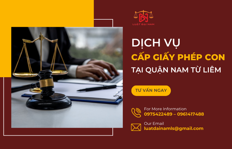 Dịch vụ cấp giấy phép con tại Quận Nam Từ Liêm