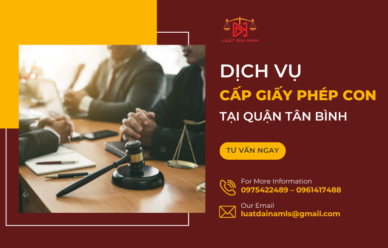 Dịch vụ cấp giấy phép con tại Quận Bình Tân