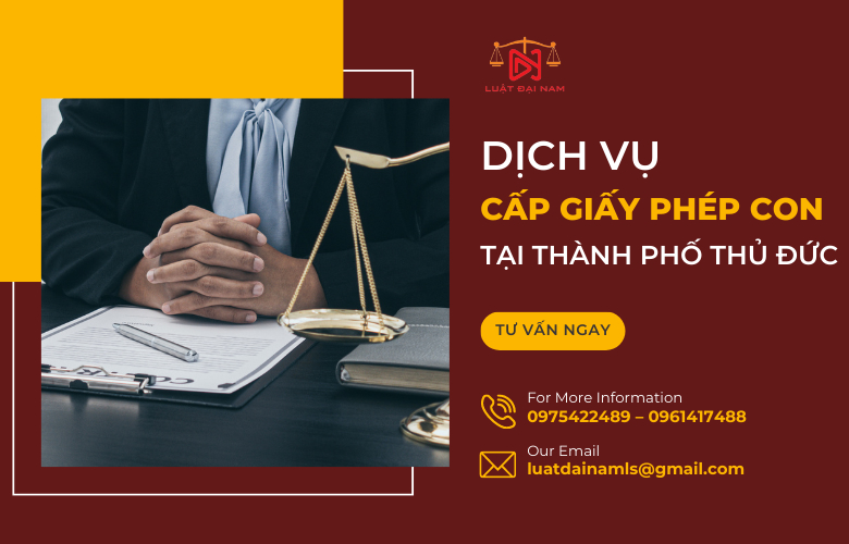 Dịch vụ cấp giấy phép con tại Thành phố Thủ Đức