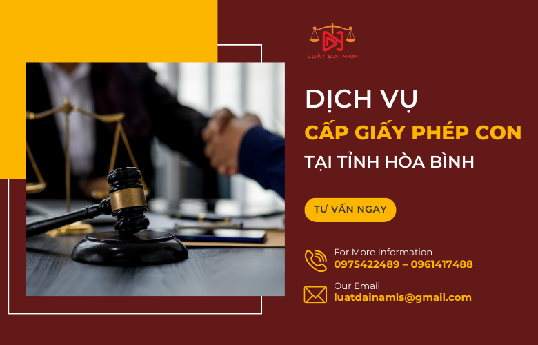 Dịch vụ cấp giấy phép con tại Tỉnh Hòa Bình