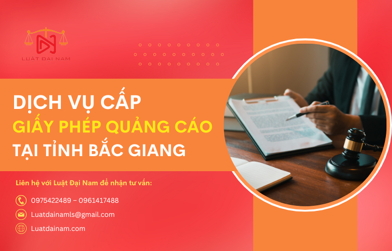 Dịch vụ cấp giấy phép quảng cáo tại Tỉnh Bắc Giang