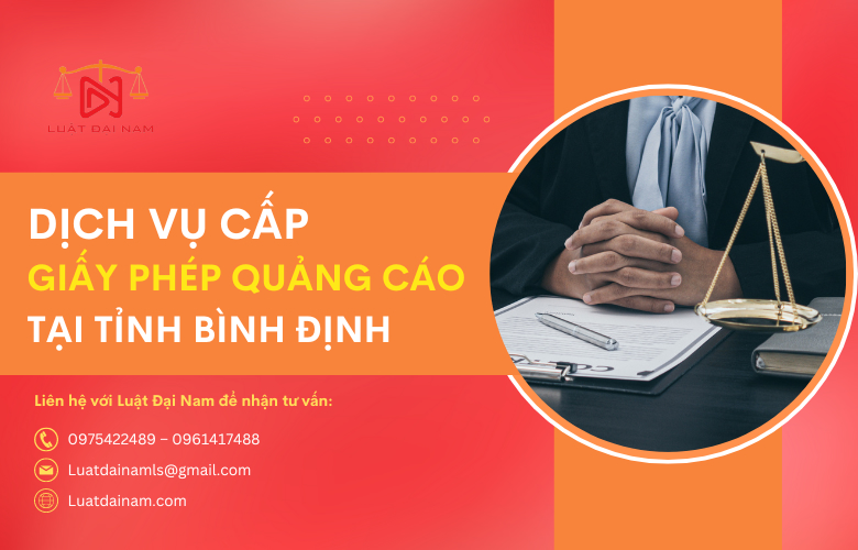 Dịch vụ cấp giấy phép quảng cáo tại Tỉnh Bình Định