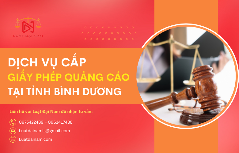 Dịch vụ cấp giấy phép quảng cáo tại Tỉnh Bình Dương