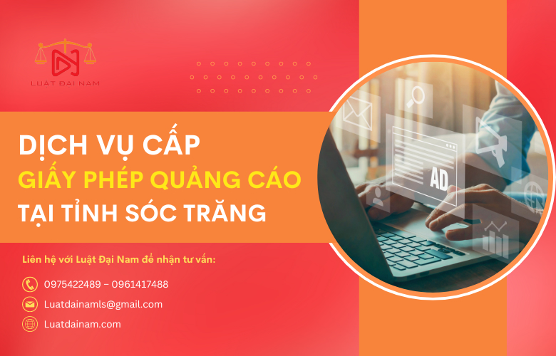 Dịch vụ cấp giấy phép quảng cáo tại Tỉnh Sóc Trăng