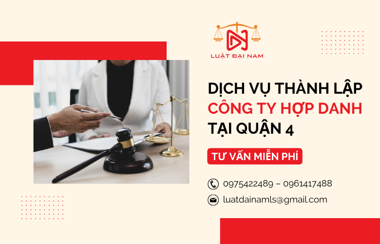 Dịch vụ thành lập công ty hợp danh tại quận 4