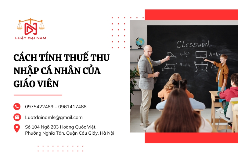 Cách tính thuế thu nhập cá nhân của giáo viên