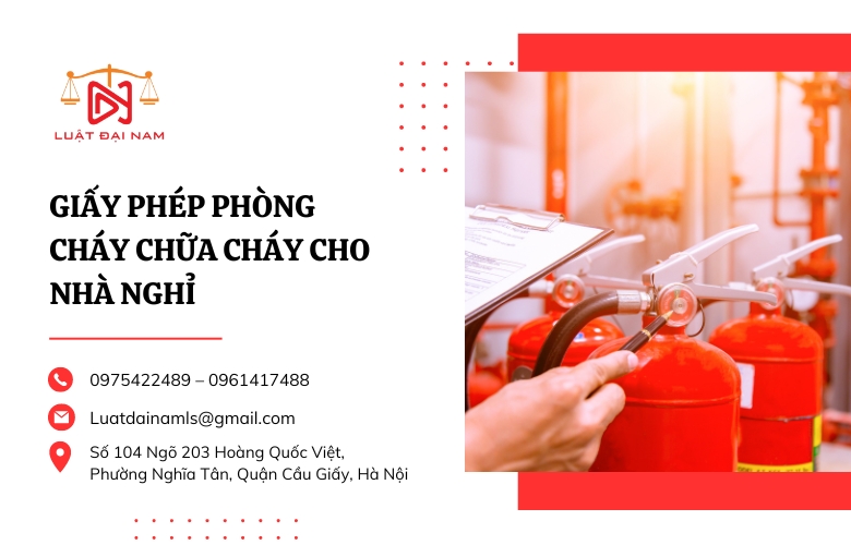 Giấy phép phòng cháy chữa cháy cho nhà nghỉ