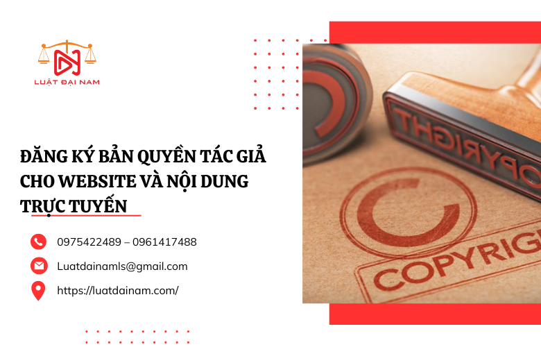 Đăng ký bản quyền tác giả cho website và nội dung trực tuyến