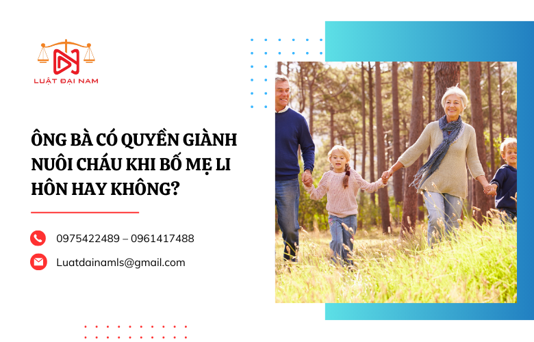 Ông bà có quyền giành nuôi cháu khi bố mẹ li hôn hay không?