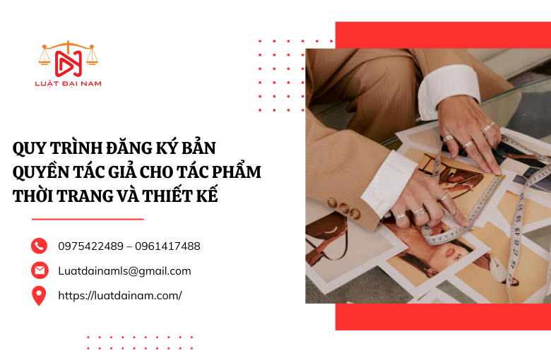 Quy trình đăng ký bản quyền tác giả cho tác phẩm thời trang và thiết kế