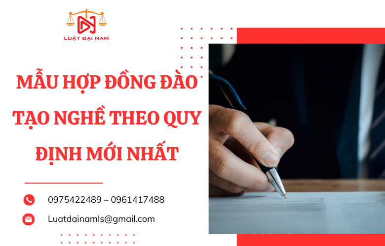 Mẫu hợp đồng đào tạo nghề theo quy định mới nhất