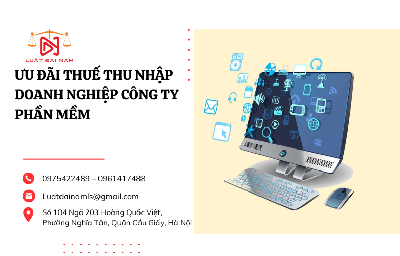 Ưu đãi thuế thu nhập doanh nghiệp công ty phần mềm