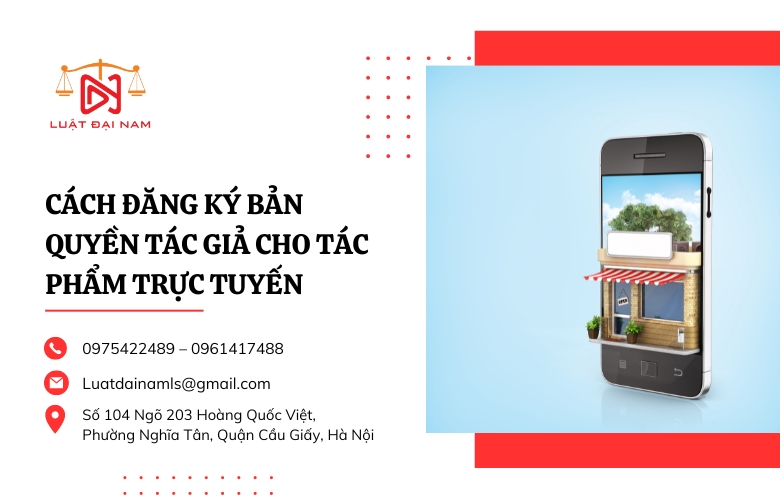 Cách đăng ký bản quyền tác giả cho tác phẩm trực tuyến