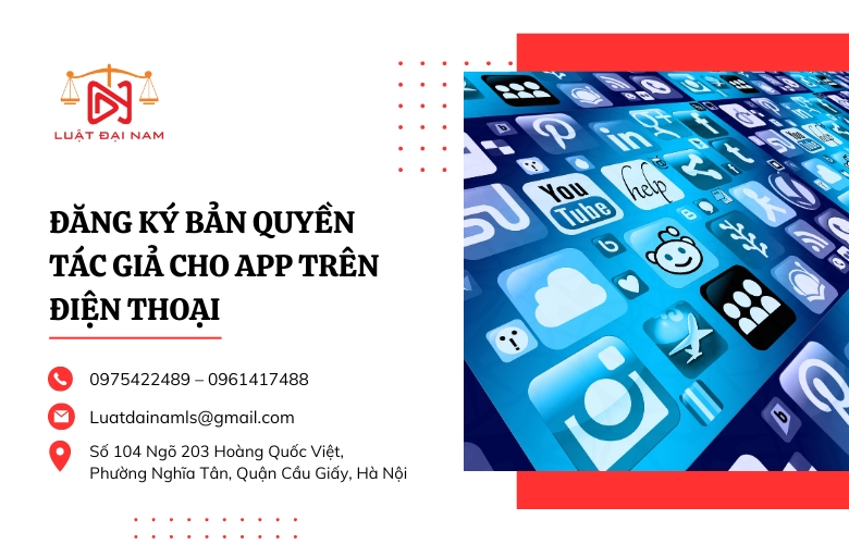 Đăng ký bản quyền tác giả cho app trên điện thoại