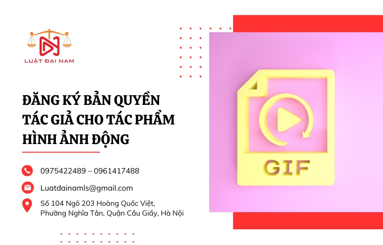 Đăng ký bản quyền tác giả cho tác phẩm hình ảnh động