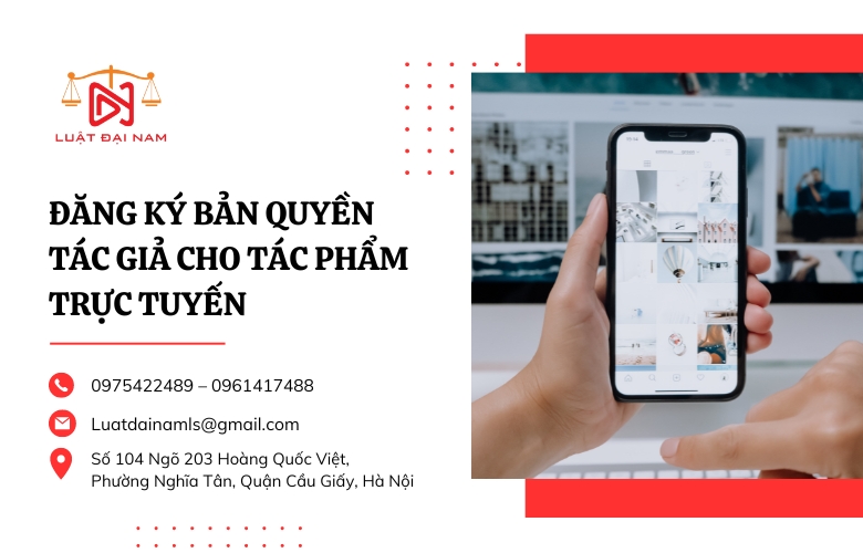 Đăng ký bản quyền tác giả cho tác phẩm trực tuyến