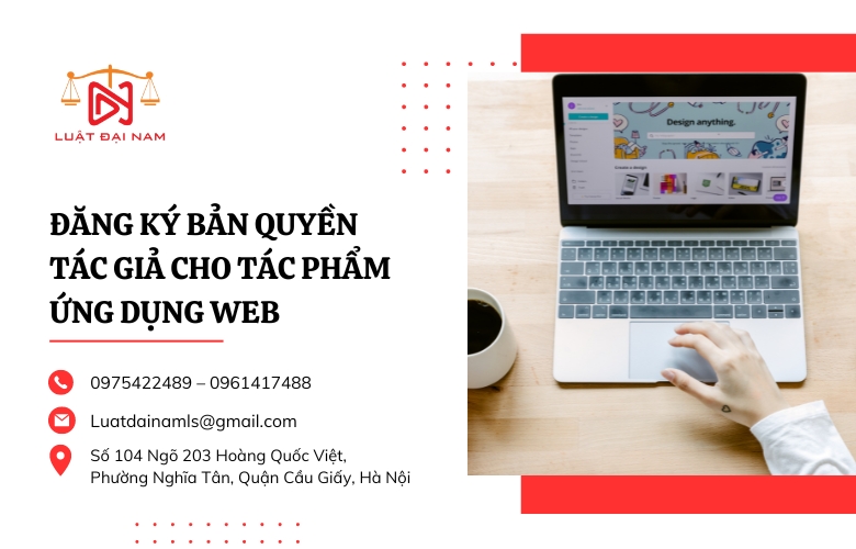 Đăng ký bản quyền tác giả cho tác phẩm ứng dụng web