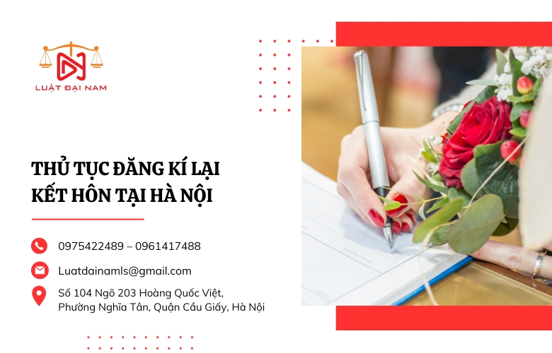 Thủ tục đăng kí lại kết hôn tại Hà Nội