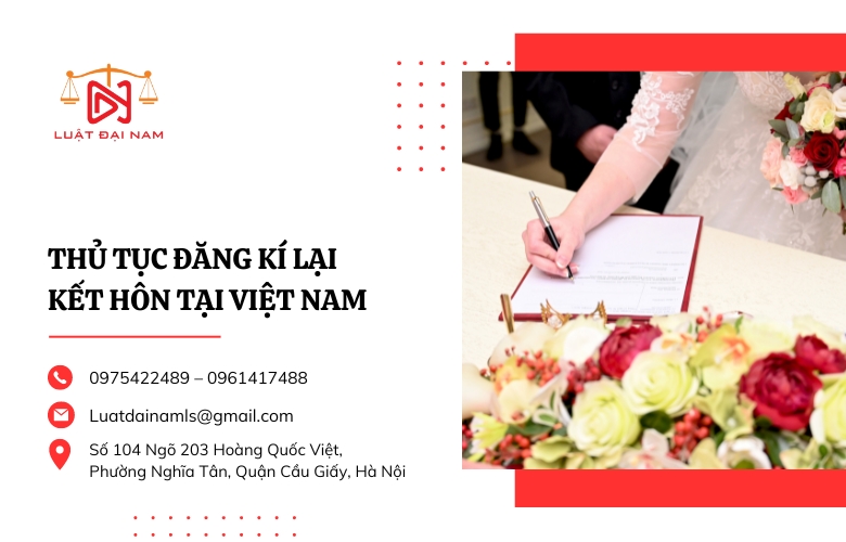 Thủ tục đăng kí lại kết hôn tại Việt Nam