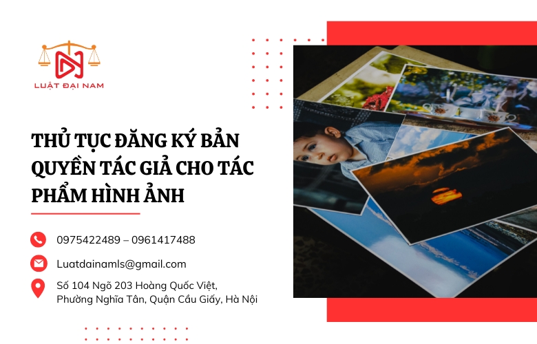 Thủ tục đăng ký bản quyền tác giả cho tác phẩm hình ảnh