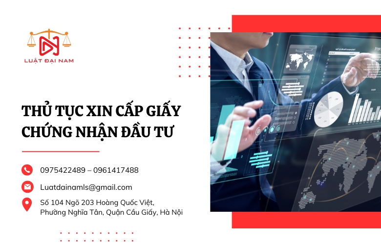 Thủ tục xin cấp giấy chứng nhận đầu tư