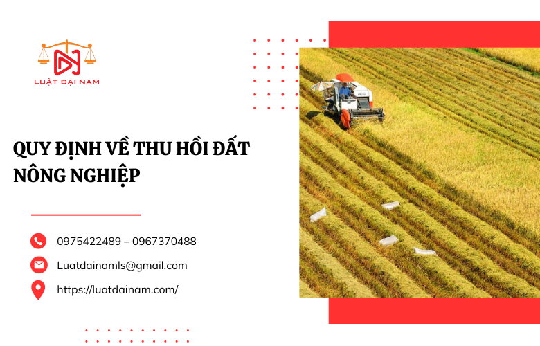 Quy định về thu hồi đất nông nghiệp