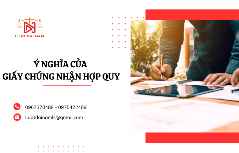 Ý nghĩa của giấy chứng nhận hợp quy