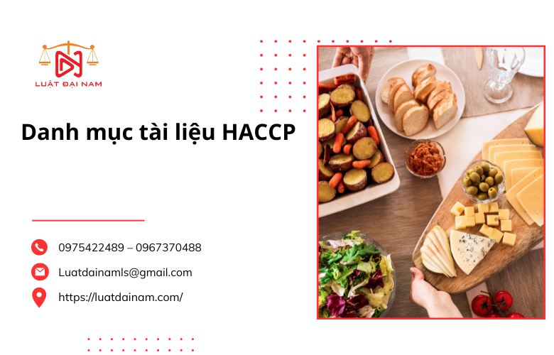 Danh Mục Tài Liệu HACCP