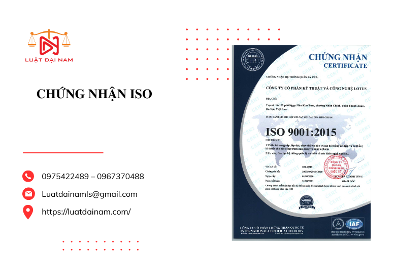 Chứng nhận ISO