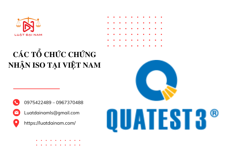 Các tổ chức chứng nhận iso tại việt nam