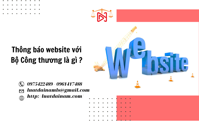 Thông báo website với Bộ Công thương là gì ?