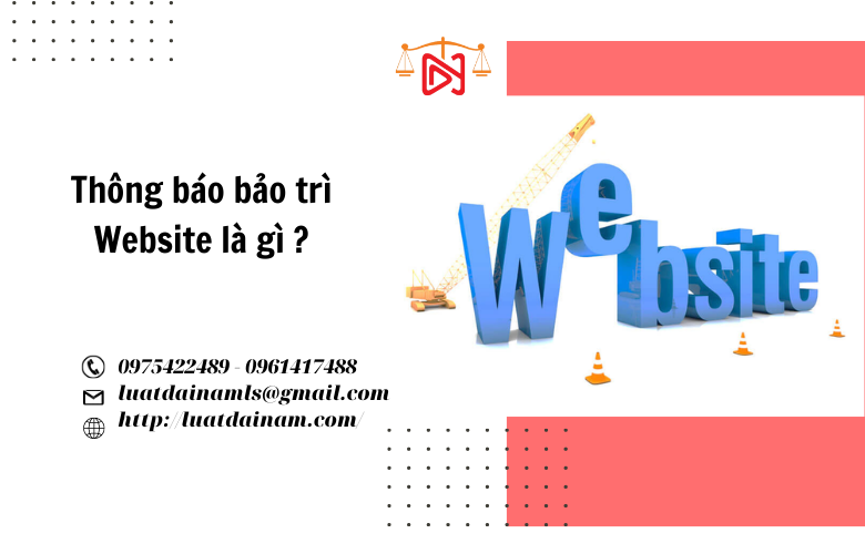 Thông báo bảo trì Website là gì ?