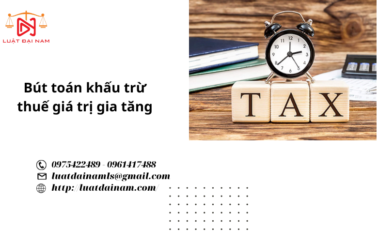 Bút toán khấu trừ thuế giá trị gia tăng