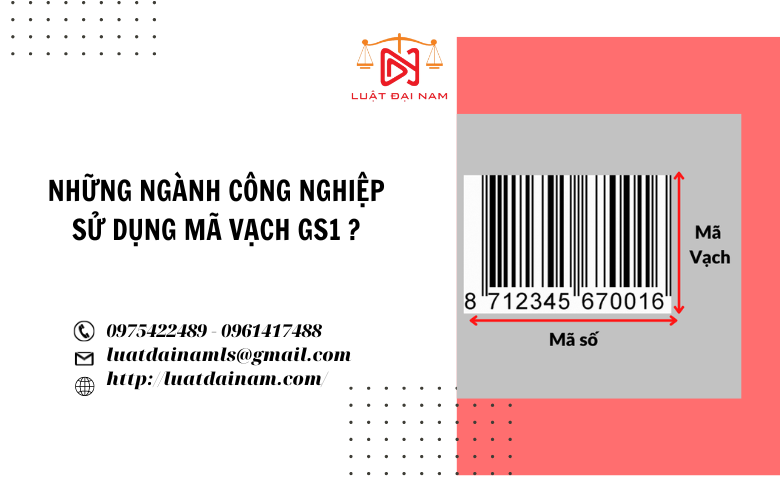 Những ngành công nghiệp sử dụng mã vạch GS1?