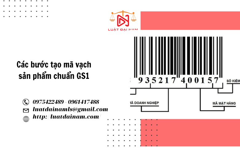 Các bước tạo mã vạch sản phẩm chuẩn GS1