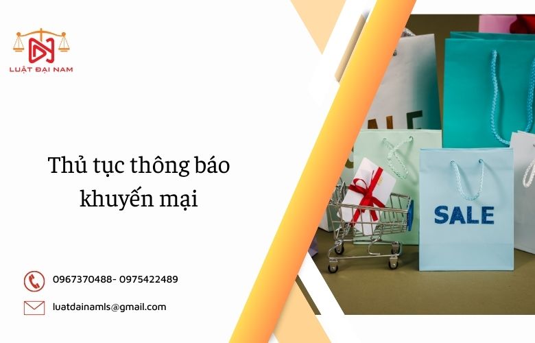 Thủ tục thông báo khuyến mại