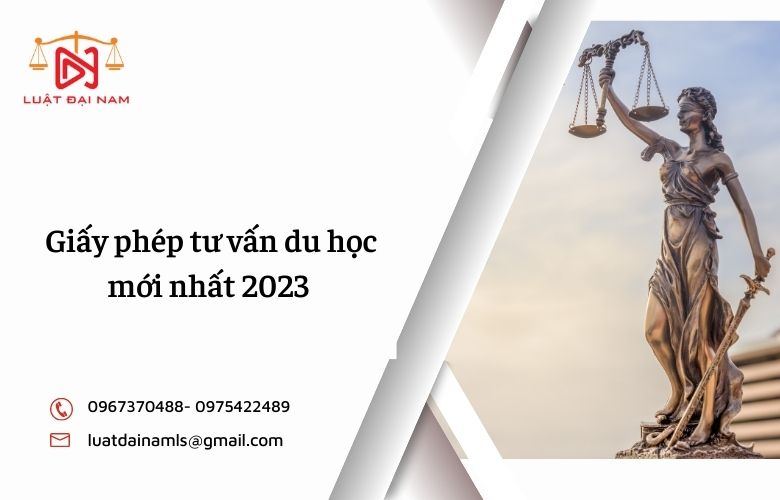 Giấy phép tư vấn du học mới nhất 2023