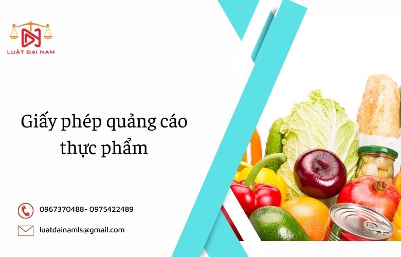 Giấy phép quảng cáo thực phẩm