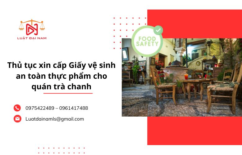 Giấy vệ sinh an toàn thực phẩm cho quán trà chanh